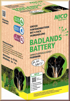 NICO Europe 59455 Badlands Battery, 4er-Fontänenbatterie - Bild